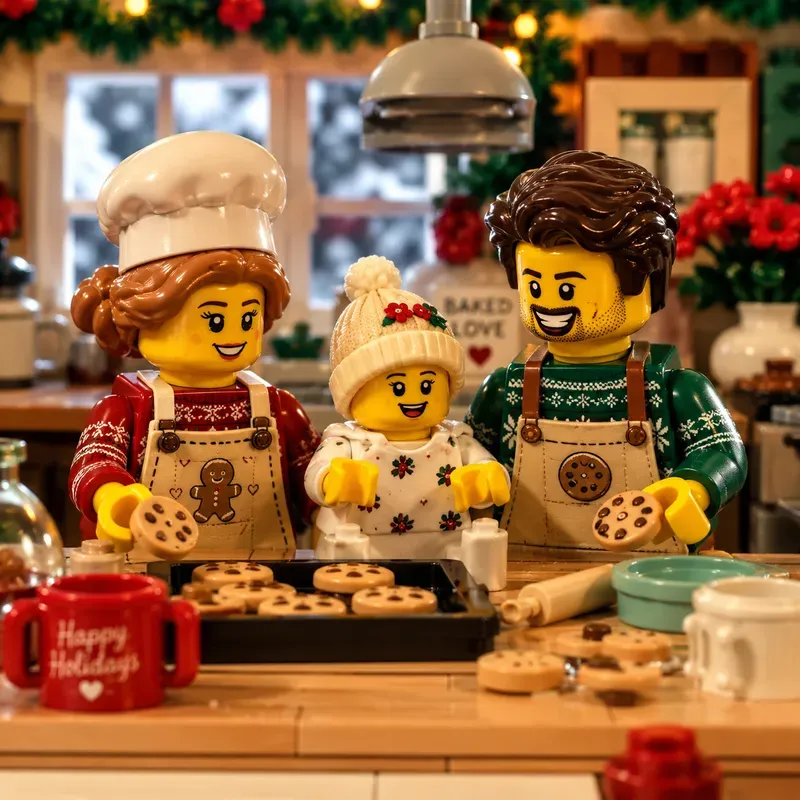 Cinematic Lego Family Portraits