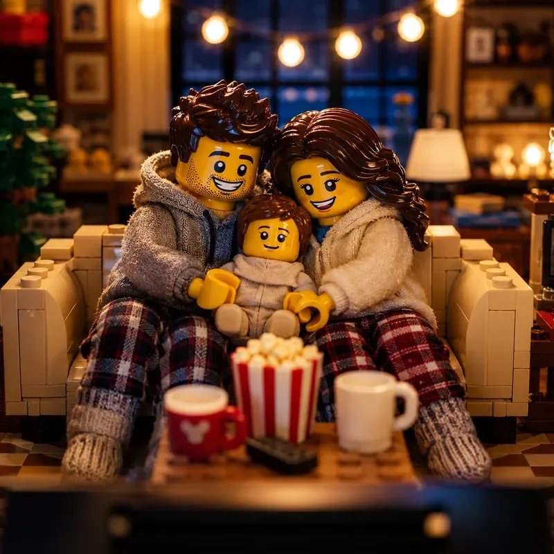 Cinematic Lego Family Portraits