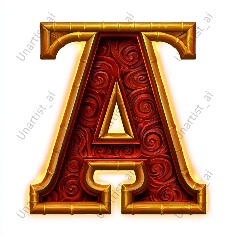 Casino Slot Game Letter Assets