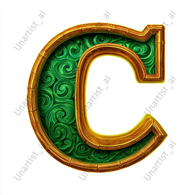 Casino Slot Game Letter Assets