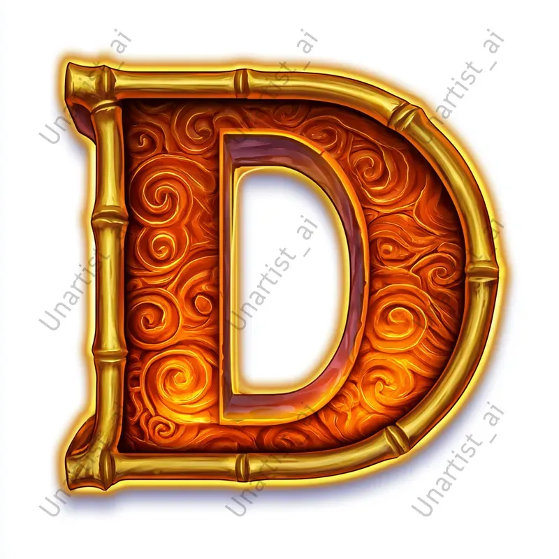 Casino Slot Game Letter Assets