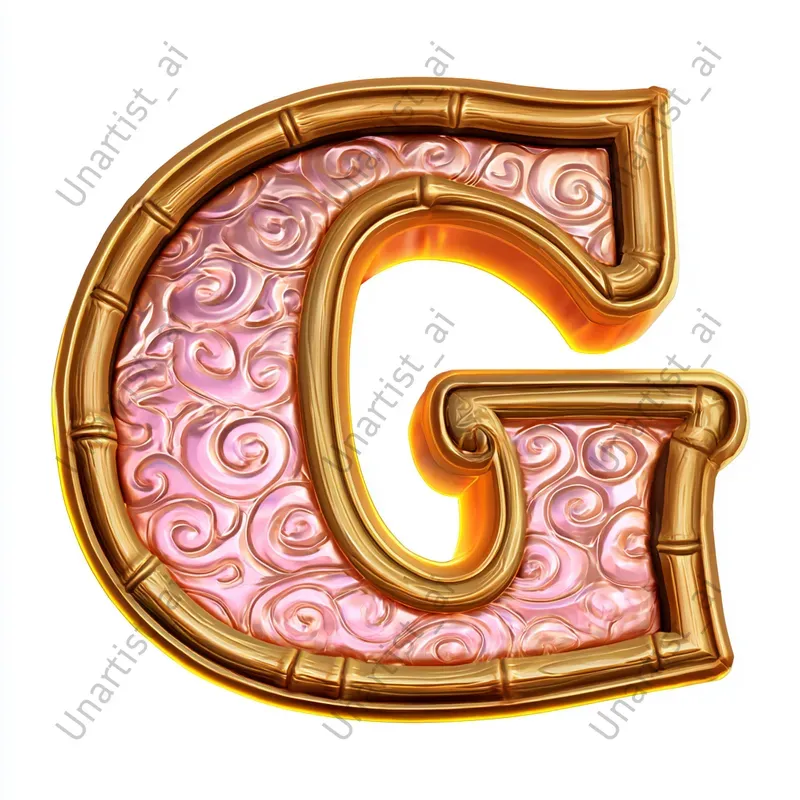 Casino Slot Game Letter Assets