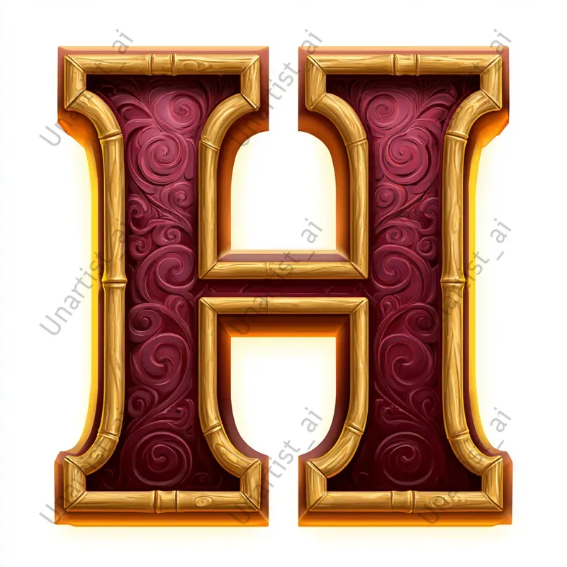 Casino Slot Game Letter Assets