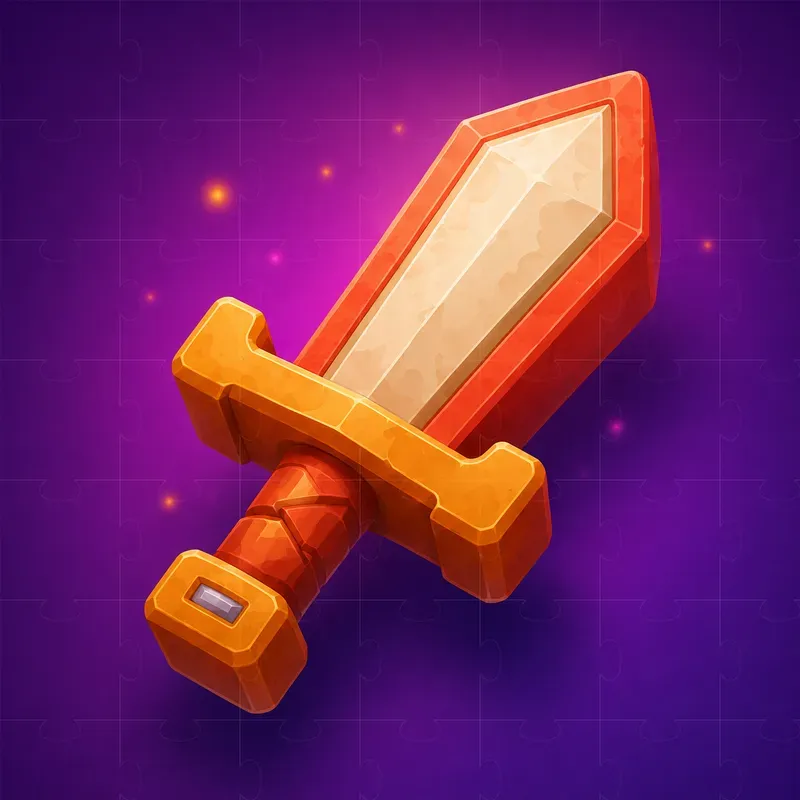Chunky 3D Game Icons