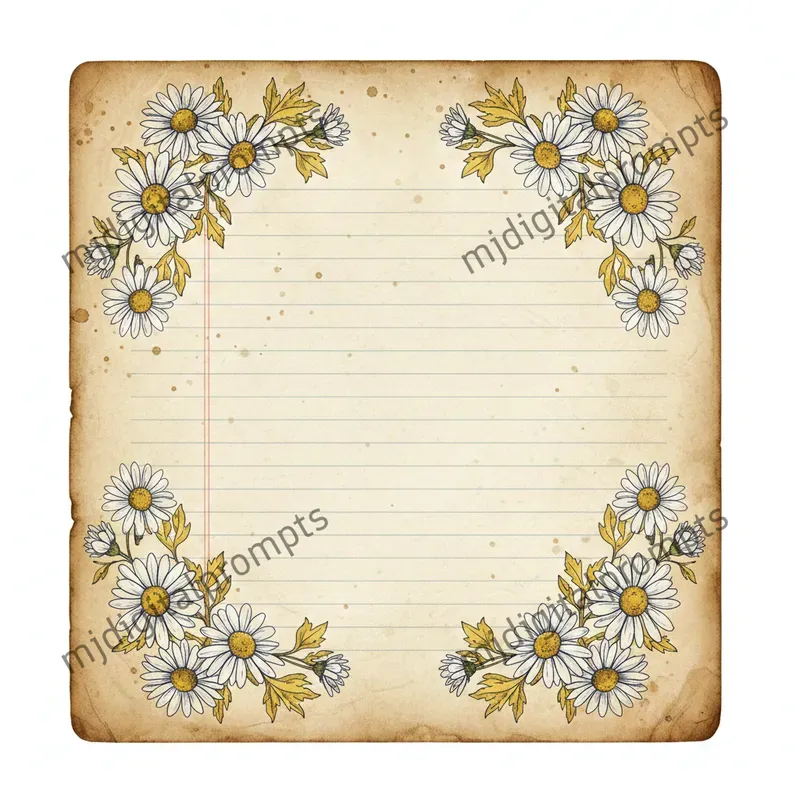 Daily Note Vintage Junk Journals