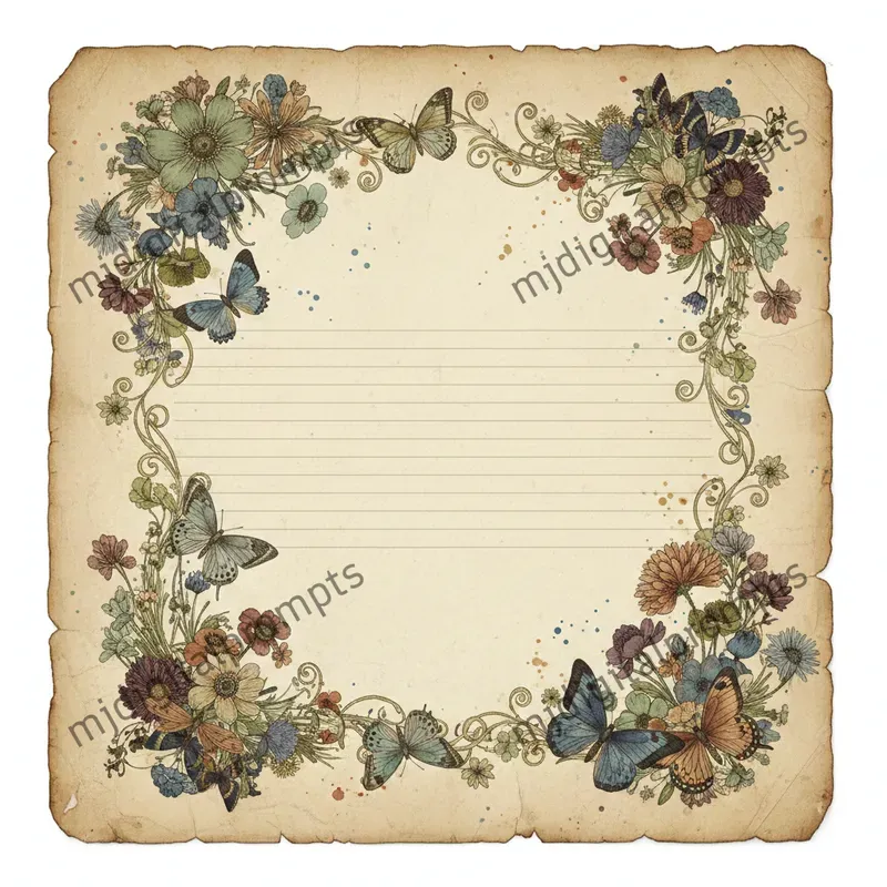 Daily Note Vintage Junk Journals