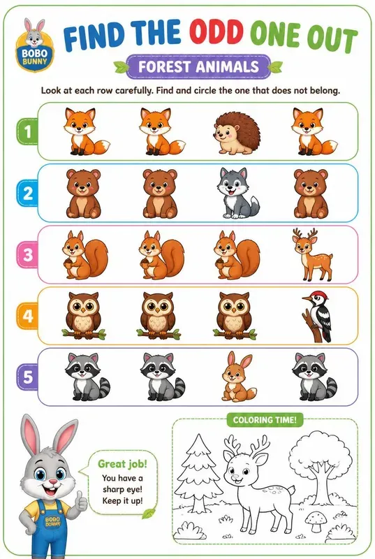 Preschool Worksheet Activity Generator