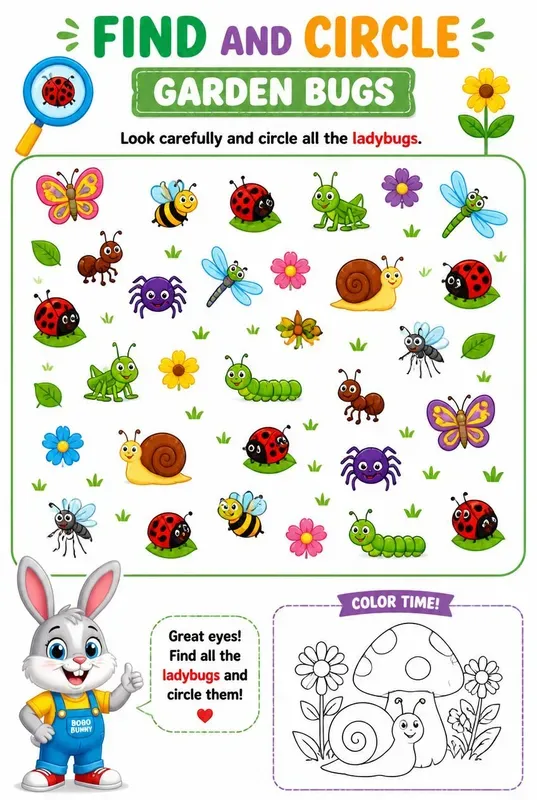Preschool Worksheet Activity Generator