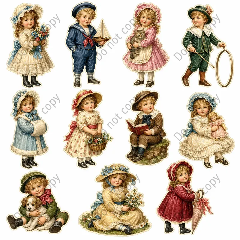 Victorian Scrap Diecut Sheets