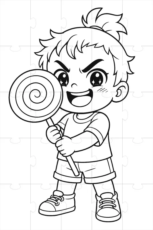 Anime Style Coloring Pages