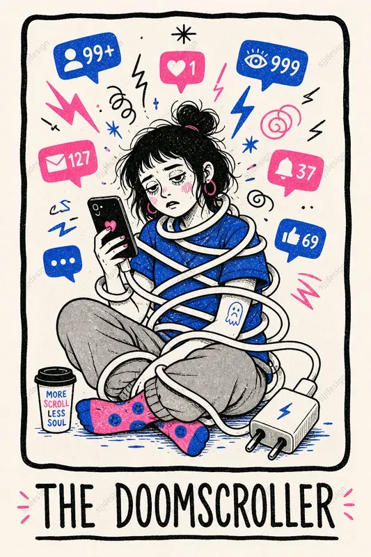 Indie Zine Tarot Card Poster Generator