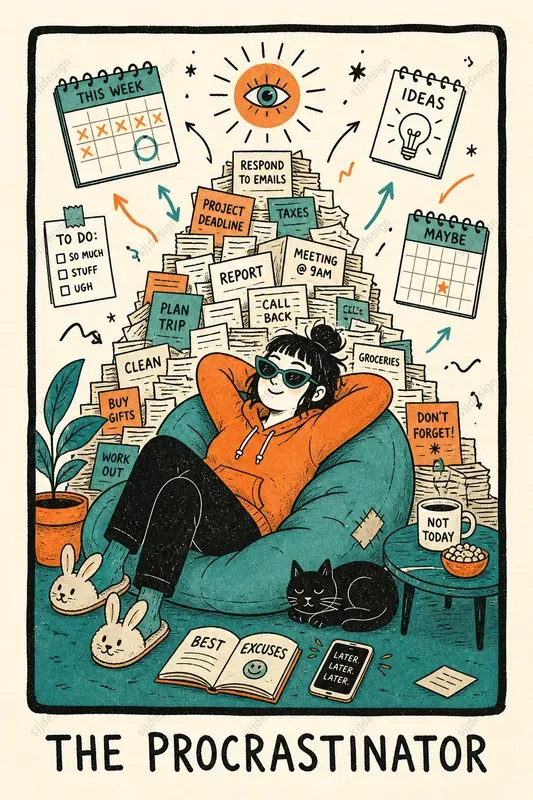 Indie Zine Tarot Card Poster Generator