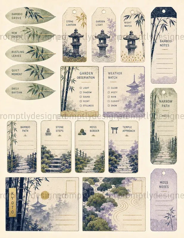 Japanese Inspired Ephemera
