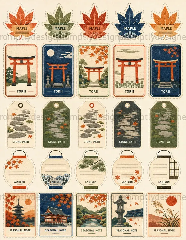 Japanese Inspired Ephemera