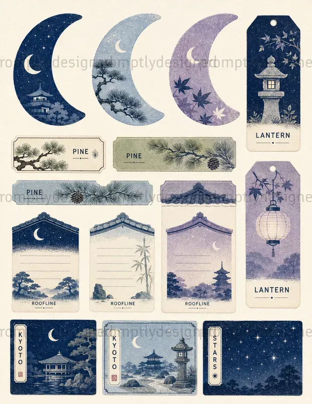 Japanese Inspired Ephemera