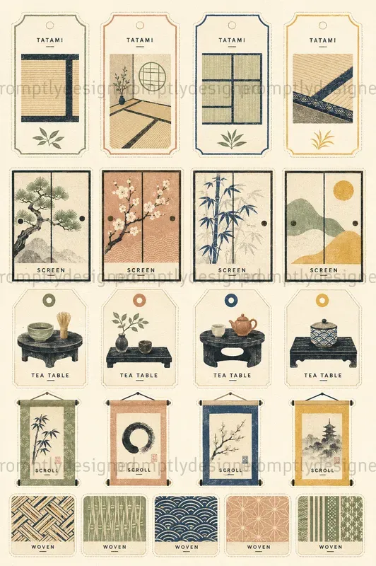 Japanese Inspired Ephemera