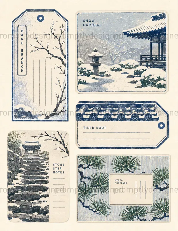 Japanese Inspired Ephemera