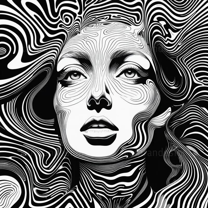 Hypnotic Monochrome Illusions
