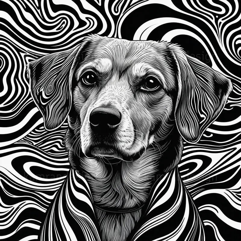 Hypnotic Monochrome Illusions