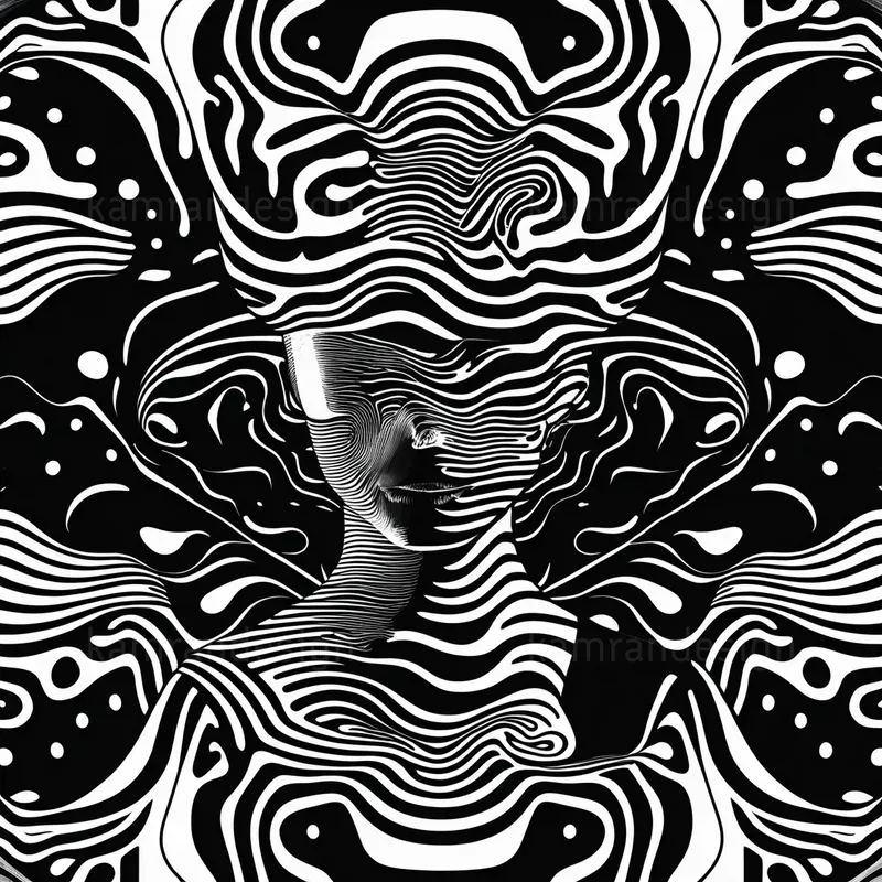 Hypnotic Monochrome Illusions
