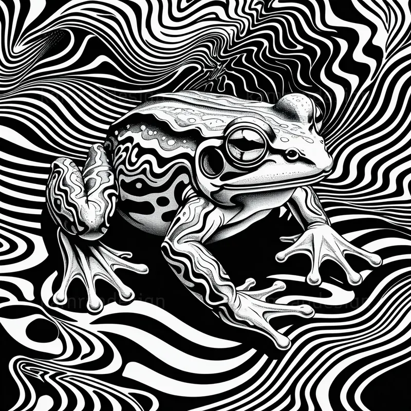 Hypnotic Monochrome Illusions