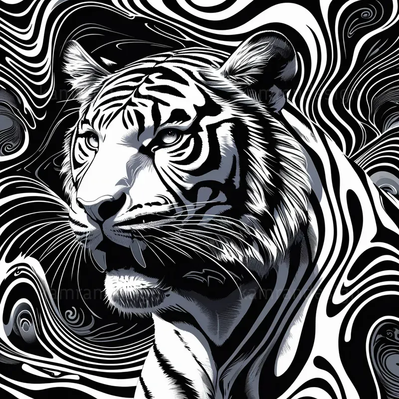 Hypnotic Monochrome Illusions