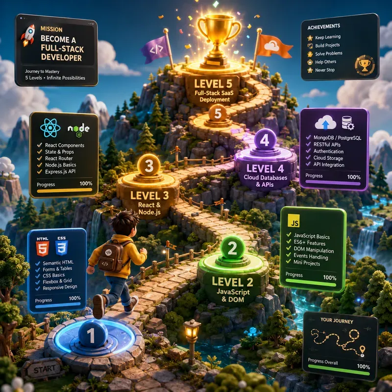 3D Gamified Roadmap Generator