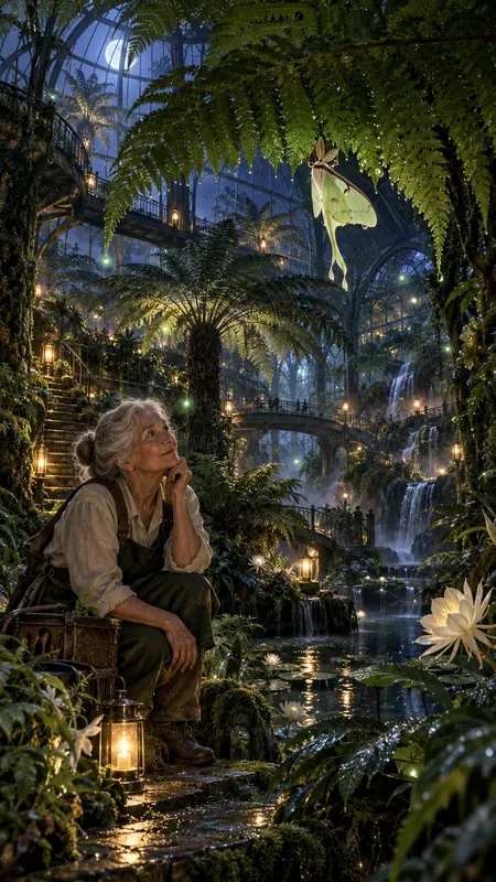 Luna Moth Moon Gardens