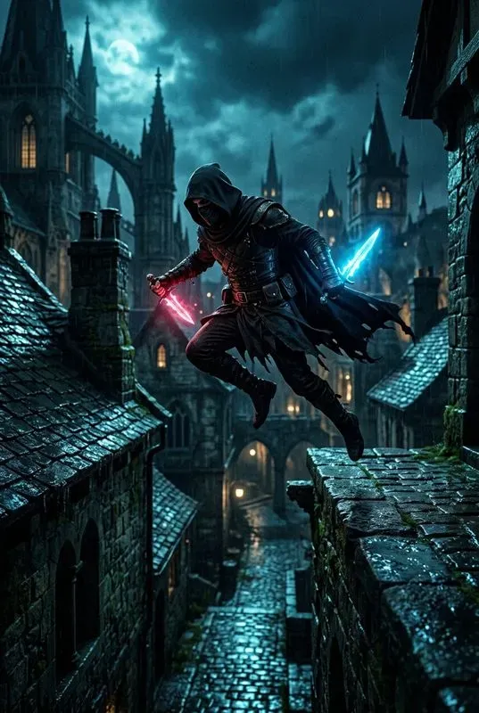 1980s Dark Fantasy Action Stills