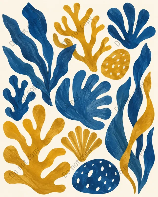 Paper Cutout Abstract Art Prints