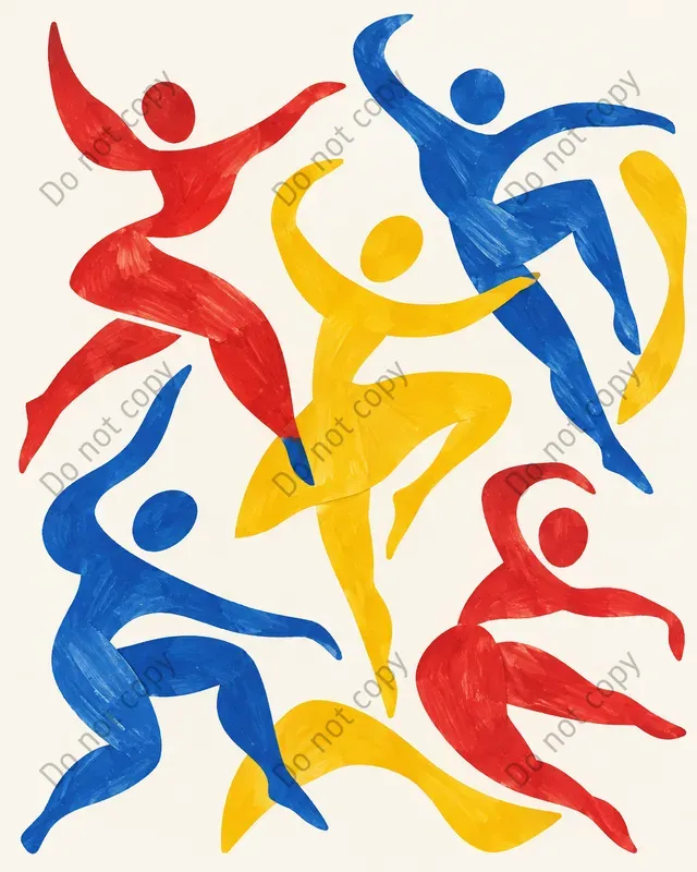 Paper Cutout Abstract Art Prints
