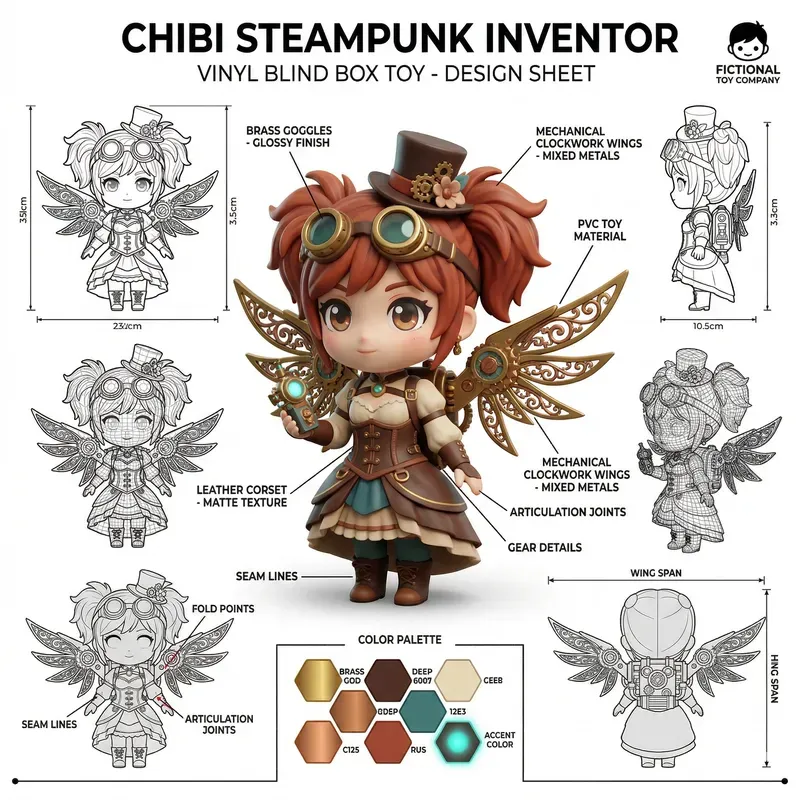 3D Chibi Toy Blueprints