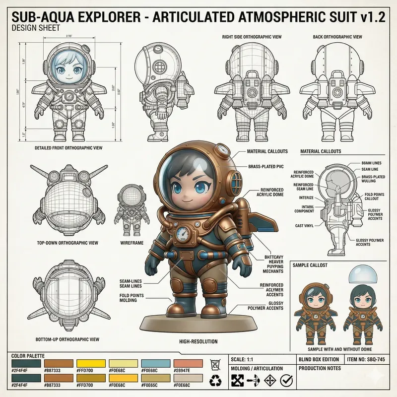 3D Chibi Toy Blueprints
