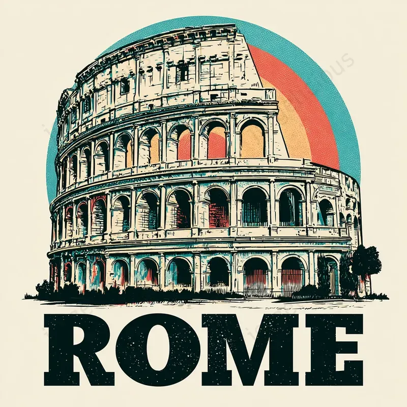 Retro Landmark Travel Poster Designs