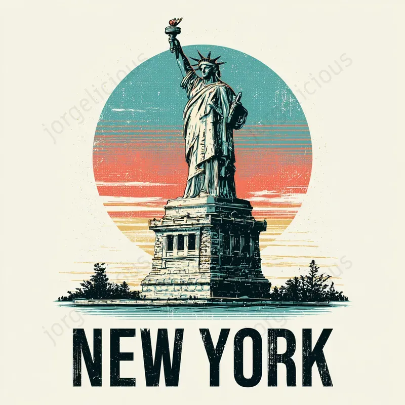 Retro Landmark Travel Poster Designs