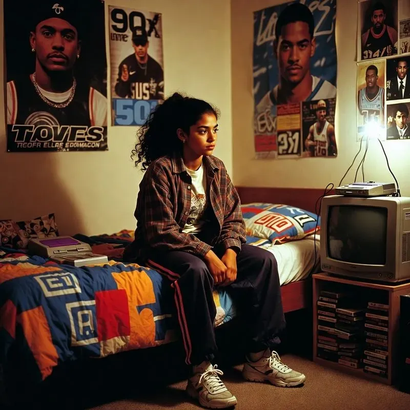 90s Cinematic Bedroom Scenes