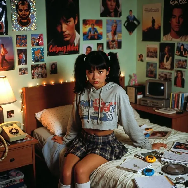 90s Cinematic Bedroom Scenes