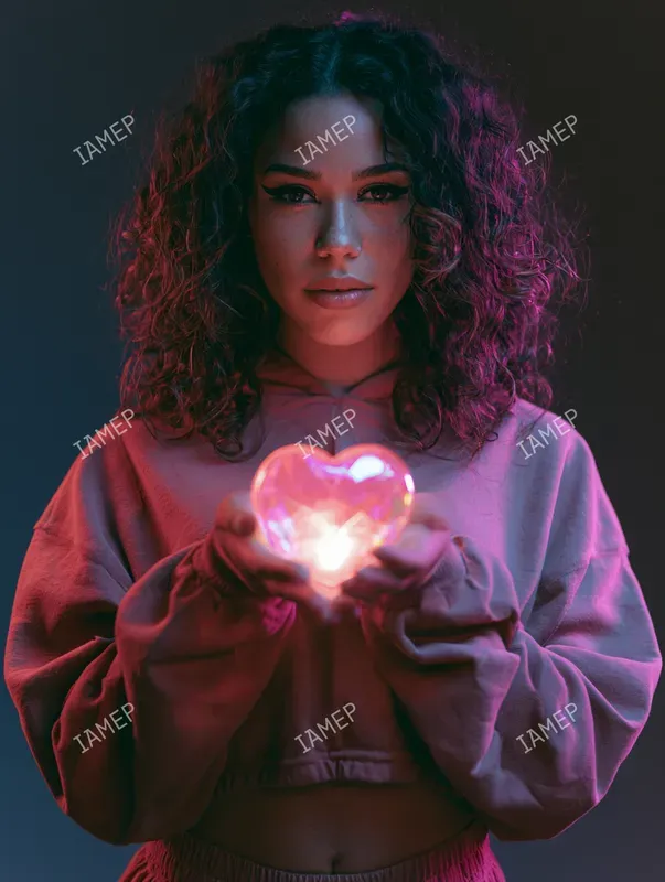 Neon Mystic Portrait Photos