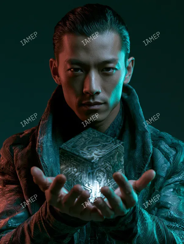 Neon Mystic Portrait Photos