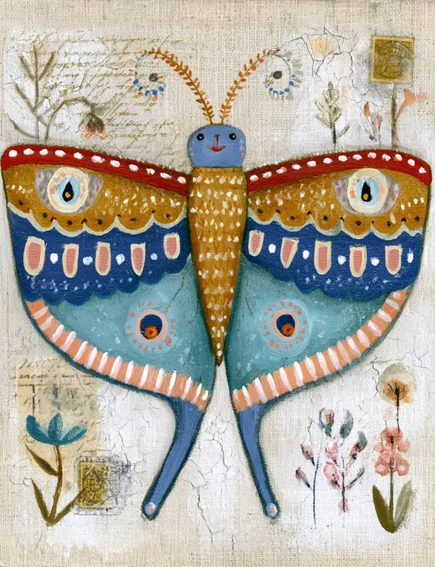 Painted Animals Junk Journal Half Papers