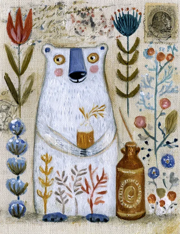 Painted Animals Junk Journal Half Papers
