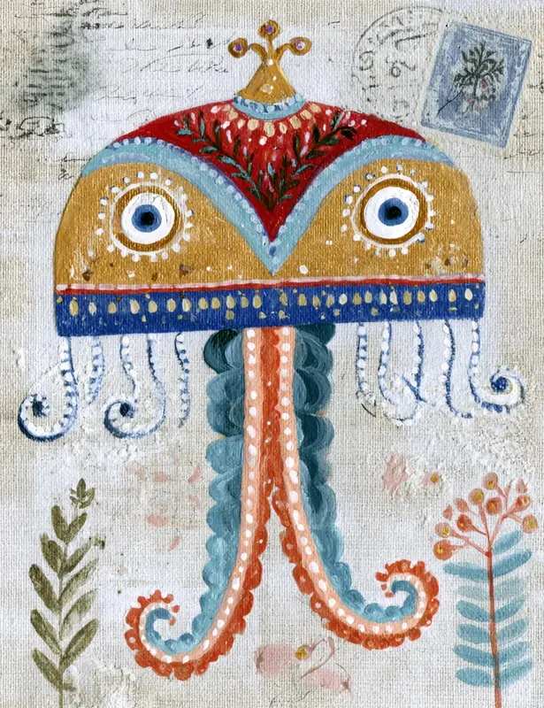 Painted Animals Junk Journal Half Papers