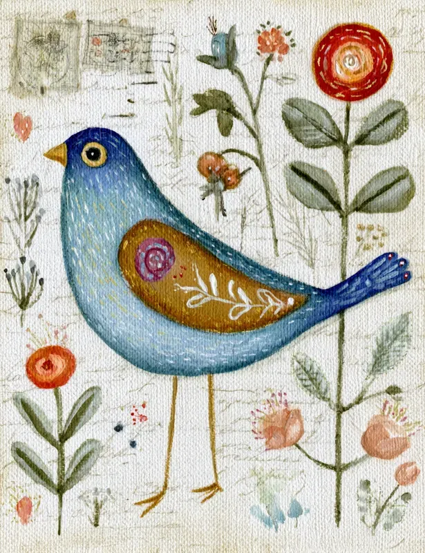 Painted Animals Junk Journal Half Papers