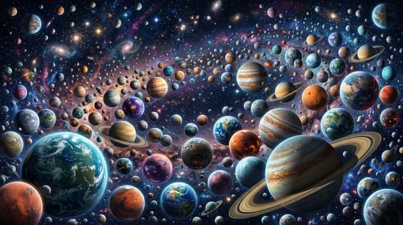 Dense Collection Array Collage Art