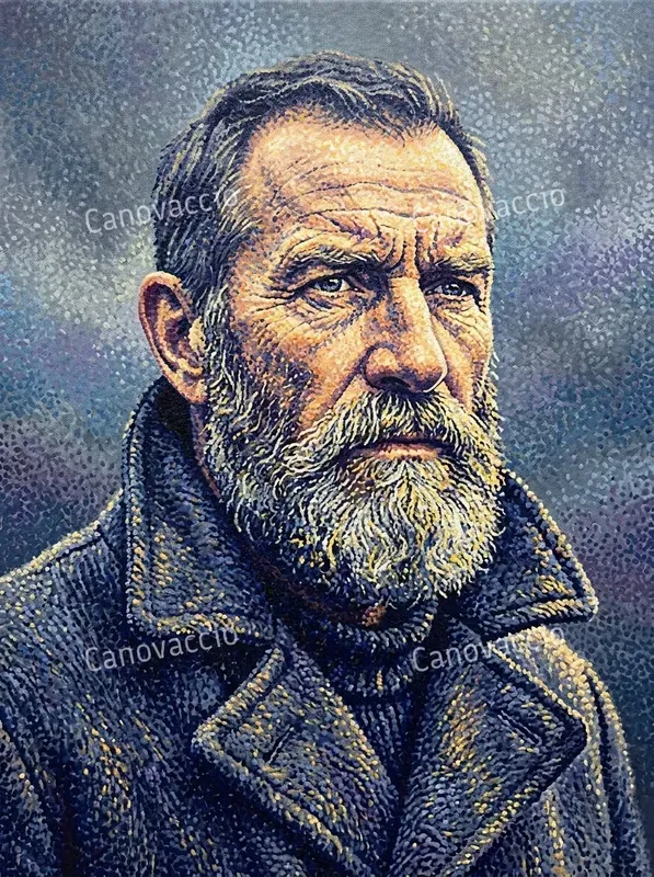 Neoimpressionist Pointillist Portraits