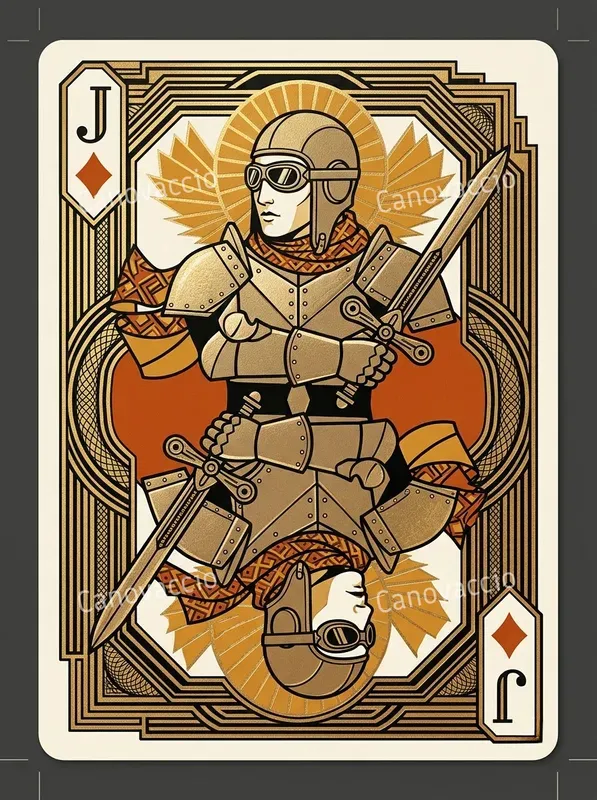 Art Deco Luxury Playing Card Faces