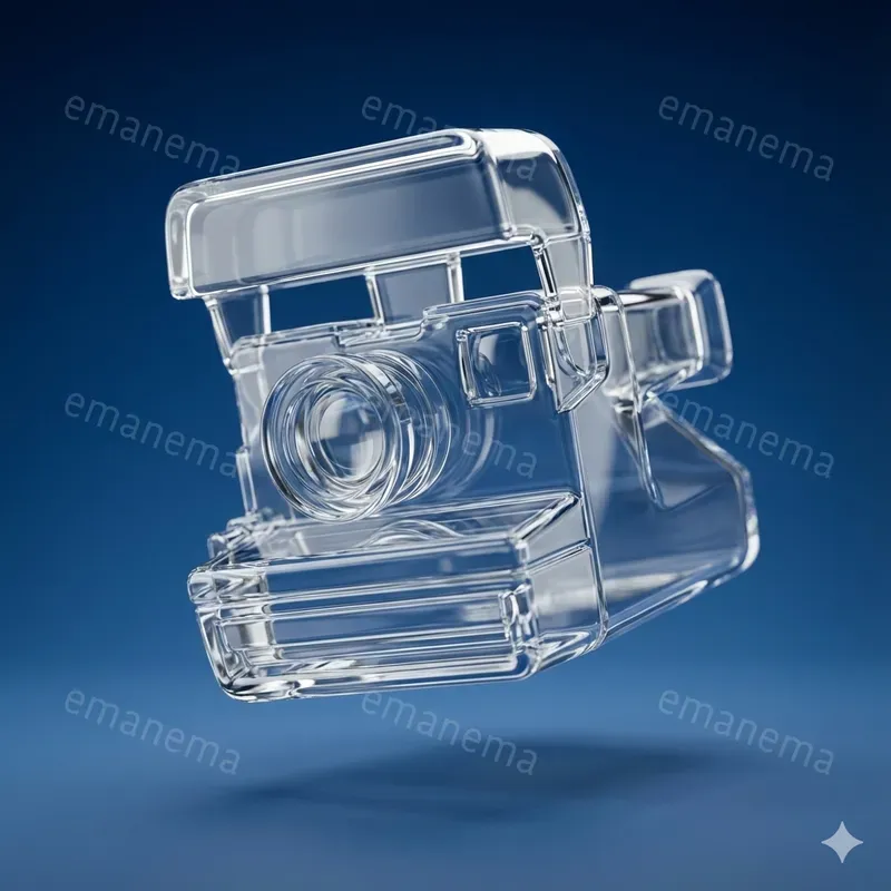 Clear Polished Glass Objects