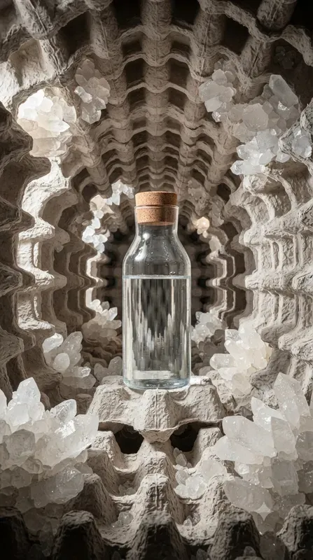 Molded Pulp Frosted Sugar Crystal Stages