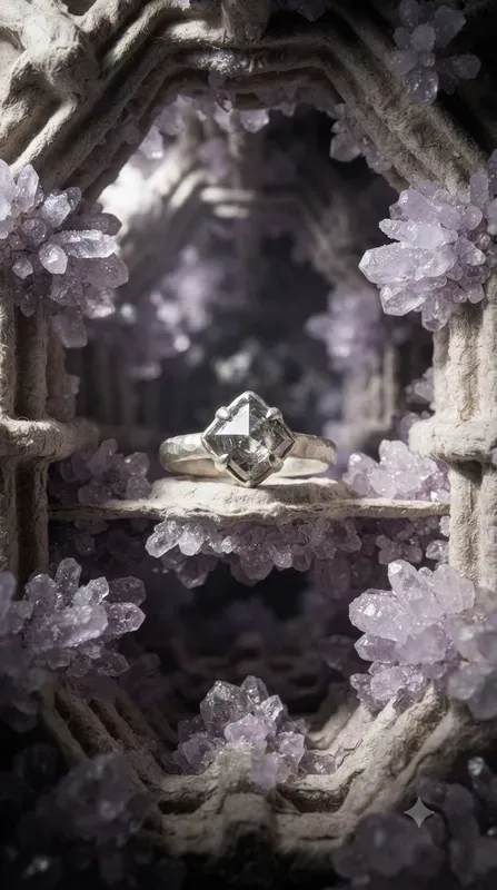 Molded Pulp Frosted Sugar Crystal Stages