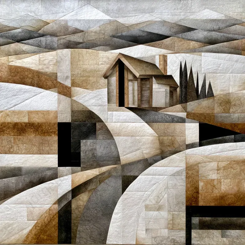 Geometric Textured Wall Art